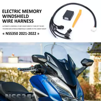Электрический контроллер лобового стекла для Honda NSS350 NSS 350 2021 2022, автоматический подъемник с памятью, нижняя ветровая линия, жгут проводов