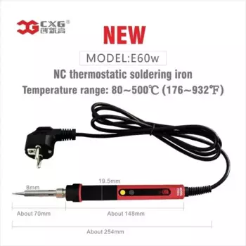 Электрический паяльник BES E60WT/90WT/110QT