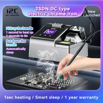 Электрический паяльник I2C 150 Вт General 2SDN типа DC для больших и маленьких паяльных точек, не сгорает наконечники паяльника