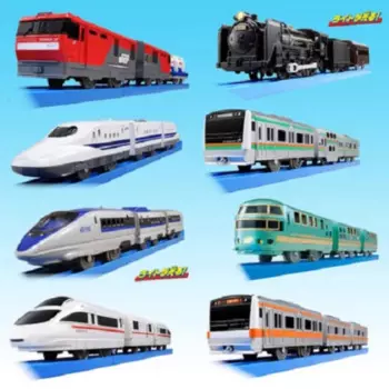 Электрический поезд TAKARA TOMY Shinkansen Puloku, высокоскоростной поезд, детские игрушки, подарки для детей.