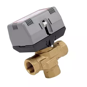 Электрический трехсторонний латунный кран VC6013 1/2"-1"