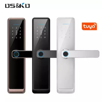 Электронное приложение ttlock alexa, биометрическая клавиатура, умный цифровой дом, ручка с отпечатком пальца, код tt, пароль, Wi-Fi, дверные замки