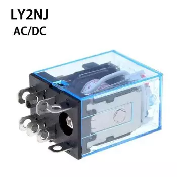 Электронное реле LY2NJ HH62P AC/DC 10A 8 контактов