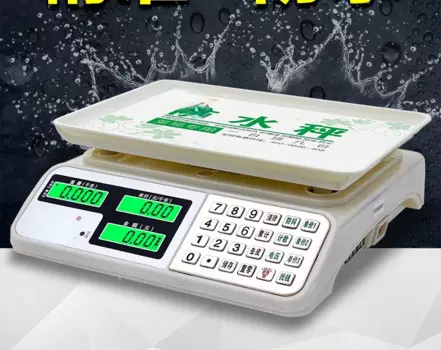 Электронные весы, водонепроницаемые электронные весы с платформой, высокая точность 30 кг, взвешивание платформы для мелких коммерческих супермаркетов