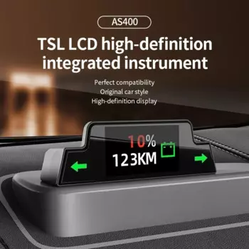 Электронный проектор HUD, дисплей, цифровой автомобильный проектор, подходит для модели Tesla 3, электронный спидометр