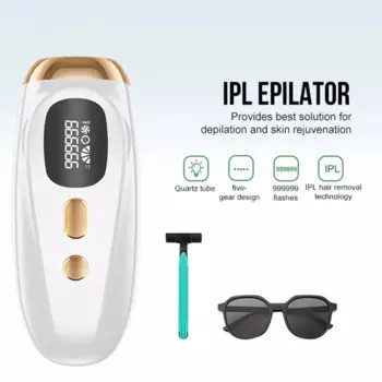 Эпилятор лазерный SAHE IPL для женщин, устройство для безболезненного удаления волос в зоне бикини и купальнике, импульс, для домашнего использования