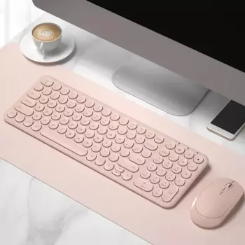 Эргономичная беспроводная клавиатура и мышь 2,4G для Macbook, ноутбука, ПК, игрового компьютера, бесшумная Волшебная игровая клавиатура, беспроводная мышь