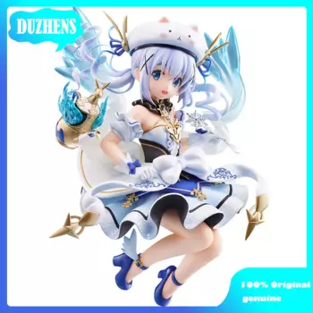 Это заказ кролика? Экшн-фигура Kafuu Chino Shining Fantasia из ПВХ 22 см, модель игрушек, фигурки, коллекционная кукла, подарок