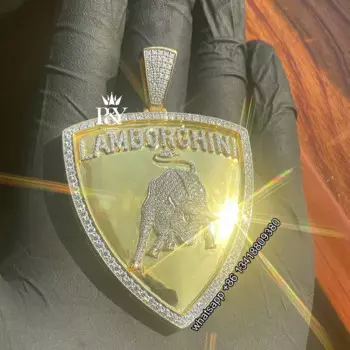 JEWE индивидуальный кулон Iced Out ручной работы на заказ, серебро 925 пробы, бесплатный огонь, муассанит, бриллиантовый шарм для мужчин, ювелирные изделия в стиле хип-хоп