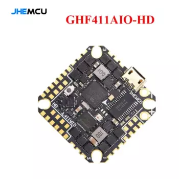 JHEMCU GHF411AIO-HD OSD Контроллер полета BLheli_S 40A 3-6S 4 в 1 бесщеточный ESC Для Зубочисток RC FPV гоночный Дрон