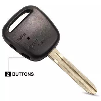 Jingyuqin 1/2 боковой корпус дистанционного ключа BTN для TOYOTA MARK Carina Estima Harrier Previa Corolla Celica чехол для ключей TOY43/TOY48 Blade
