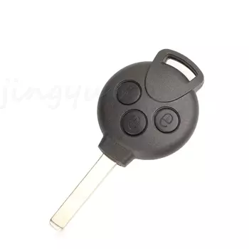 Jingyuqin 3/4 кнопки дистанционного ключа автомобиля для Mercedes-Benz Smart Fortwo 451 2007-2013 чехол для дистанционного ключа брелок