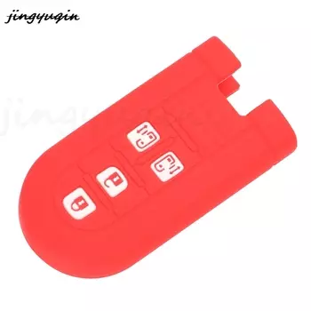 Jingyuqin 4BTN чехол для дистанционного ключа от машины силиконовый защитный чехол для Daihatsu La600s La610s La150s Move 2015-2019 автомобильные аксессуары