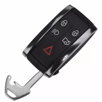Jingyuqin 5-кнопочный чехол для дистанционного ключа для Jaguar X XF XK XKR, новый чехол для ключа Smart Prox + лезвие