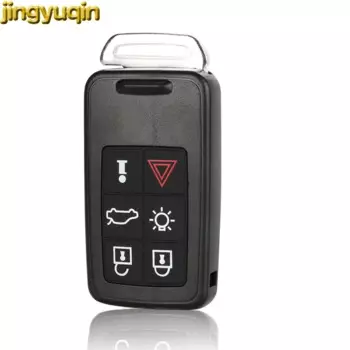 Jingyuqin 5 шт. пульт дистанционного ключа оболочки замена для Volvo S60 S60L V40 V60 S80 XC60 XC70 6 кнопок Чехол для автомобильного смарт-ключа Fob