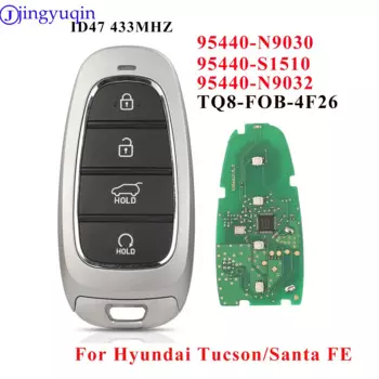 Jingyuqin дистанционный 434 МГц ID47 чип автомобильный ключ для Hyundai Tucson Santa FE 2021 2022 95440-N9030 95440-S1510 95440-N9032 TQ8-FOB-4F26
