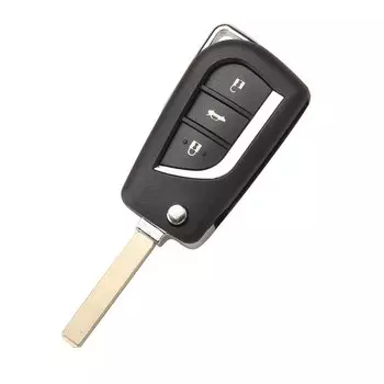 Jingyuqin дистанционный складной 2/3 кнопки корпус автомобильного ключа для Toyota Corolla RAV4 до 2013 г.