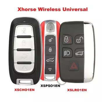 Jingyuqin для Xhorse XSCHO1EN XSPSO1EN XSLRO1EN беспроводной универсальный пульт дистанционного управления с 4 кнопками для Ford для landrover для VW полный ключ