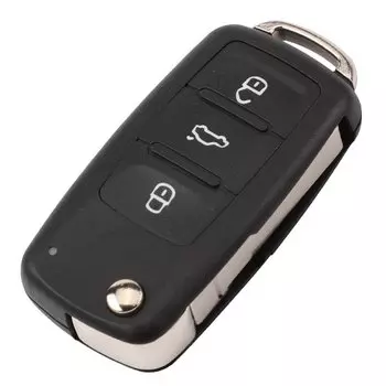 Jingyuqin Флип дистанционный Брелок оболочка для VW Volkswagen Jetta Golf 3 4 5 Passat B5 B5.5 B6 тигуан Жук поло Бора Anahtar SKODA