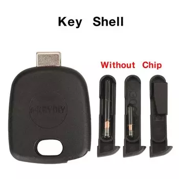 Jingyuqin KEYDIY Универсальный корпус транспондерного ключа KD/VVDI с центральной канавкой, лезвия с держателем чипа, универсальный корпус автомобильного ключа