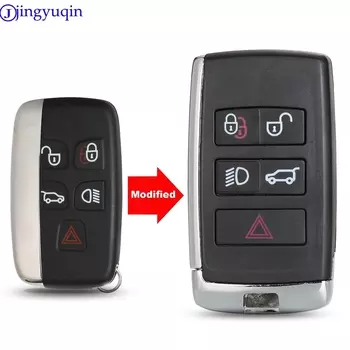 Jingyuqin модифицированный корпус ключа автомобиля для Land Rover Range Sport Discovery 4 Evogue LR4 2010-15, ремонт для XE XFL и Jaguar Freelander