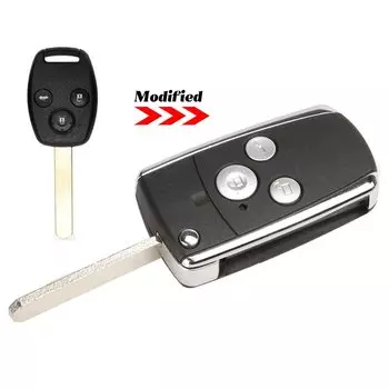 Jingyuqin обновление 2/3 кнопок для HONDA Accord Civic CRV Pilot Fit CRV ODYSSEY автостайлинг автомобильный пульт дистанционного управления флип-брелок
