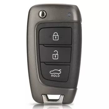 Jingyuqin Сменный складной смарт-брелок с дистанционным управлением для HYUNDAI Tucson Elantra Accent Solaris Kona Verna 2017+