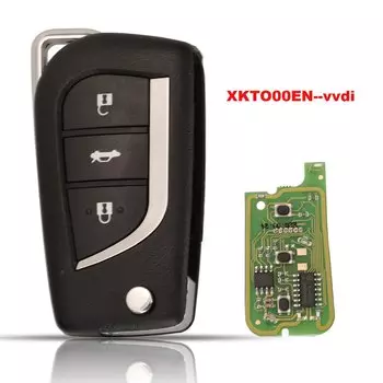 Jingyuqin Xhorse XKTO00EN проводной дистанционный ключ VVDI2 для Toyota Type 3, универсальный дистанционный ключ