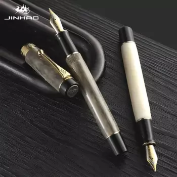 Jinhao 100 перьевая ручка чернильные школьные принадлежности функциональные ручки высокое качество оригинальный Испанский подарок на день отца офисные гаджеты
