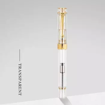 JINHAO 100 Столетняя перьевая ручка из смолы с золотым зажимом
