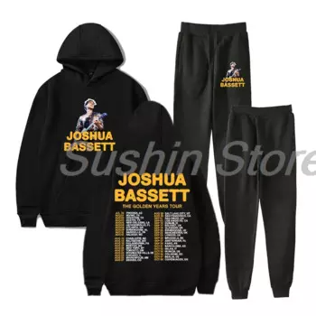 Joshua Bassett The Golden Years Tour 2024, пуловер с капюшоном, брюки для бега, комплект из двух предметов, толстовки + спортивные штаны, женский и мужской комплект