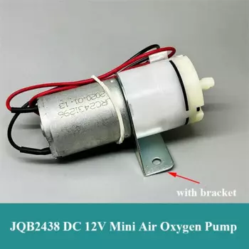JQB2438 DC5V-12V микро 370 воздушный насос с мотором, мини 27 мм кислородный насос с кронштейном для самостоятельной сборки аквариума, воды, кровяного монитора