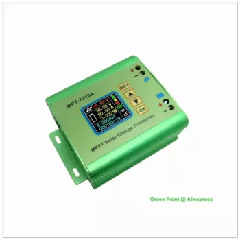JUNTEK MPT-7210A ЖК-дисплей, солнечная панель из алюминиевого сплава, контроллер заряда 24/36/48/60/72 В, контроллер заряда солнечной батареи