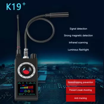 K19 + инфракрасная камера с автоматическим сканированием, монитор с защитой от кражи, беспроводной детектор сигнала, мощный фонарик с магнитным обнаружением