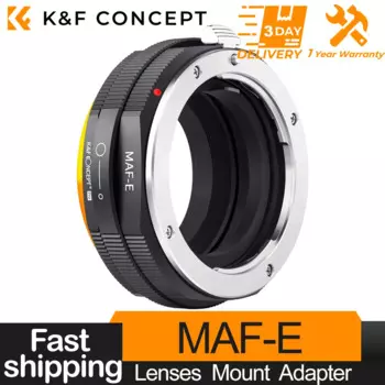 K & F Concept для MAF-E Sony Alpha A Mount и объектив Minolta AF для камеры NEX E Mount для объектива AF к корпусу камеры Sony NEX E
