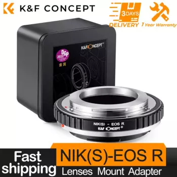 K & F Concept Nik(S)-EOS R переходное кольцо для Nikon(S) объектив для камеры EOS R RF Mount для камеры Canon EOS R RF RP R5 R6