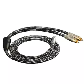 КАБЕЛЬ 2RCA для мобильного планшета и 2 динамика, кабель RCA 5N OCC, конверсионные кабели для ноутбука