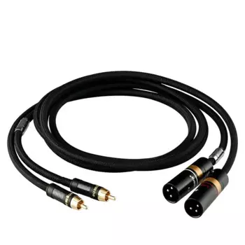 Кабель 2XLR к 2RCA, аудиокабель OCC, Hi-Fi усилитель микрофона для динамиков, Mixe провод 2 RCA к 2 XLR, Аудиокабели