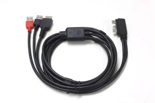 Кабель 3-в2, двойной USB-C к HDMI + USB-A для графических планшетов Huion, дисплея Kamvas Pro 13/16, экран 2,5K