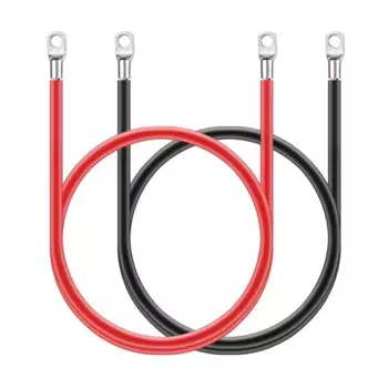Кабель аккумуляторной батареи электромобиля Силовой кабель 5AWG Медный провод с клеммами для автофургонов