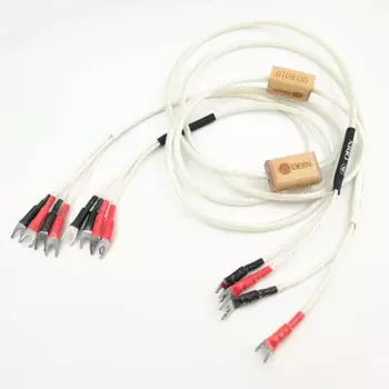 Кабель для динамика Nordost Odin с посеребренным покрытием, домашний аудиокабель для динамика, кабель для динамика hi-fi с вилкой Spade