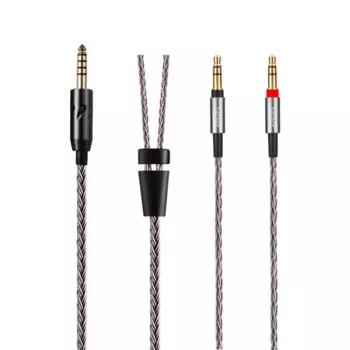 Кабель для наушников 6N OCC, аудиокабель 2,5 мм/4,4 мм, баланс для Philips Fidelio X3 /FiiO mp3 99% 9997, однокристальный медный кабель