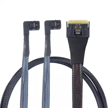 Кабель для подключения MINI SAS Slimline SFF-8654 8i 4,0 к SAS HD