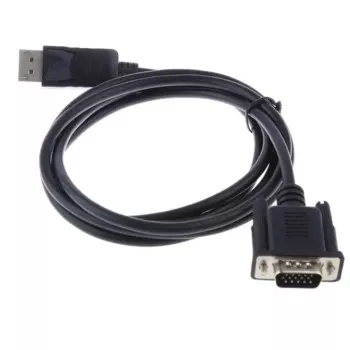Кабель DP-VGA 1,8 м/6 футов, позолоченный адаптер DisplayPort DP-VGA 1080P