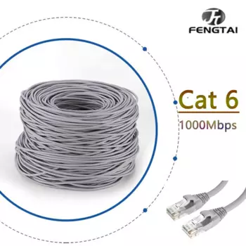Кабель Ethernet RJ45 CAT6 1000 Мбит/с UTP LAN-кабель для гигабитного Ethernet-кабеля Cat 6 Сетевой кабель для модема-маршрутизатора Патч-корд