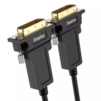 Кабель NGFF DVI AOC, 2 м, 5 м, 10 м, 20 м, 50 м, 100 м, 200 м, активное оптоволокно, быстрая передача, Ultra FHD 4K, 60 Гц