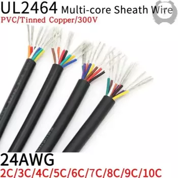 Кабель UL2464 медный 10 м 2-10 жил изолированный