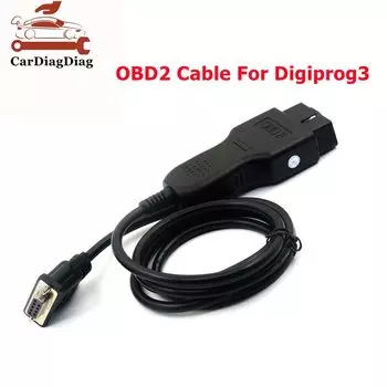 Кабель OBD2 Digiprog3, основной кабель Digiprog III OBDII obd 2, тестирование Digiprog 3 кабеля
