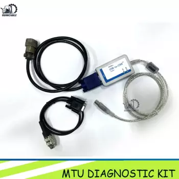 Кабель obd ADEC / MDEC ECU7, Диагностический кабель для набора диагностических инструментов mtu (USB-TO-CAN) с программным обеспечением 2,7 hdd