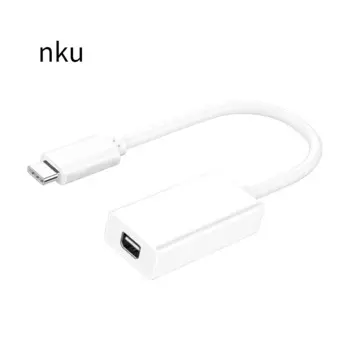 Кабель-переходник Nku USB-C To Mini DP USB 3.1 Type C Thunderbolt 3 To Mini DisplayPort 4K60HZ для ноутбука Macbook Pro